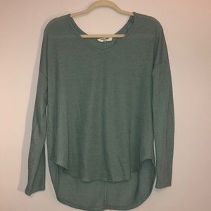 Light Turquoise Long Sleeve Shirt